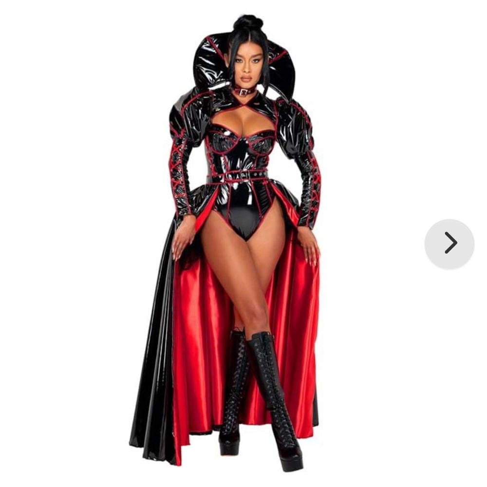 Kids Vampire Costume - Black and Red